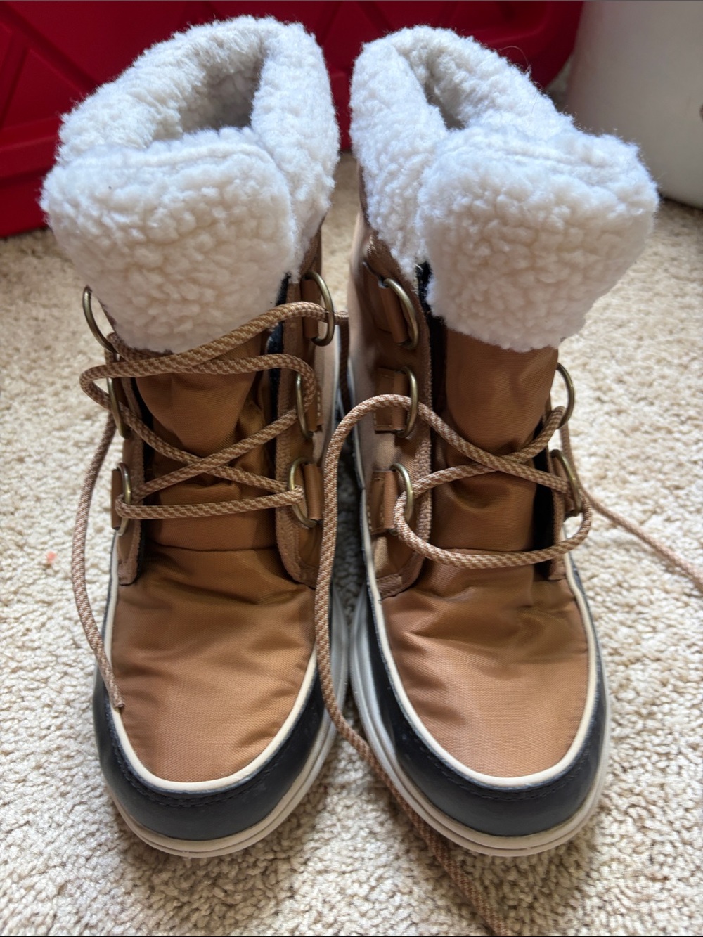 Sorel Explorer Carnival waterproof winter boots size 7.5 - Picture 2 of 7